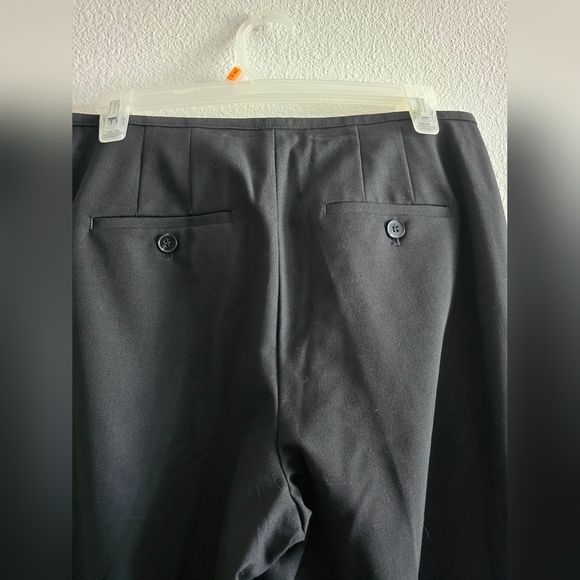 Talbots Black Wide Leg Pants - Picture 4 of 13